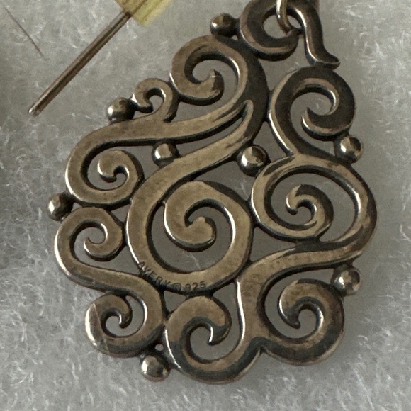 James Avery Open Sorrento Dangle Earrings (Sterling Silver) - Picture 2 of 2